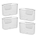FRCOLOR 4pcs Fridge Side Door Box Pp Storage Organizer Stylish Practical Refrigerator Sauce Bag Holder Easy to Install Make Full Use of Vertical Space for Kitchen