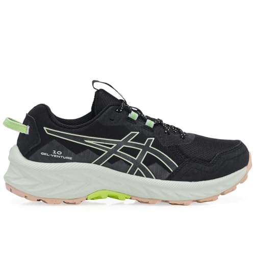 ASICS Tênis de corrida feminino Gel-Venture 10, Preto grafite cinza, 36