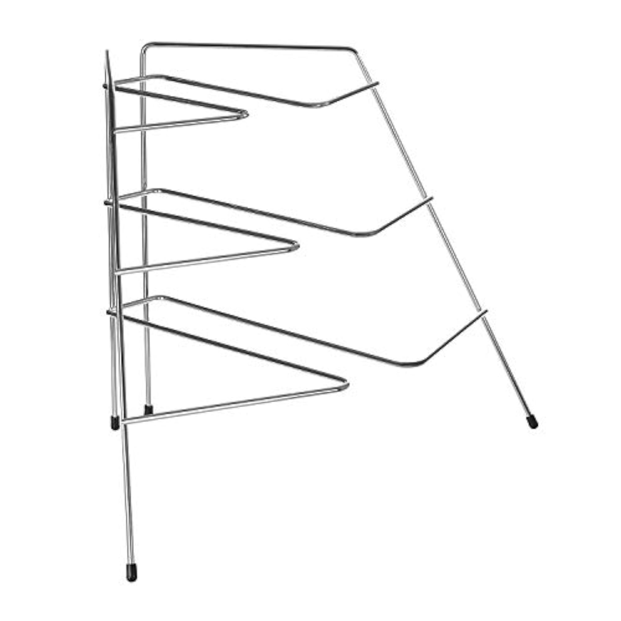 Chrome Kitchen Corner Plate Rack