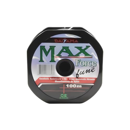 Linha Pesca Daiyama Maruri Max Force Mono Fume 100m n14 0,62mm 88Lbs 39,9kg