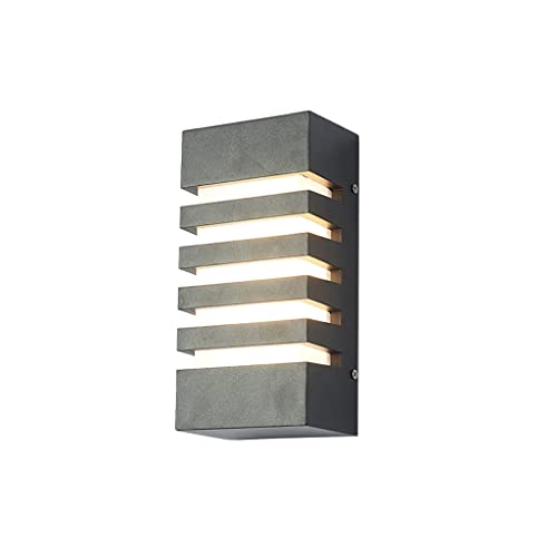 Lampe murale extérieure étanche design avec lumière chaude pour terrasse et villa
