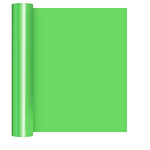JANDJPACKAGING Fruit Green Iron on Vinyl Roll 12 x 15FT - Heat Transfer Vinyl Bundle for Cricut and Silhouette Green HTV Vinyl Roll