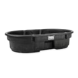 Rubbermaid Commercial Structural Foam Stock Tank, 50 Gallon Capacity, Black (Fg424300Bla)