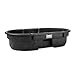 Rubbermaid Commercial Structural Foam Stock Tank, 50 Gallon Capacity, Black (Fg424300Bla)