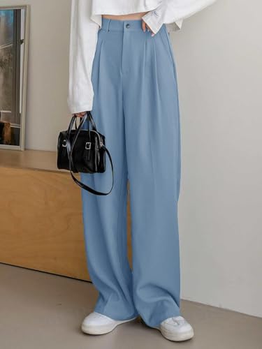 Image of KOTTY Womens Solid Quick Dry Provincial Blue Pant