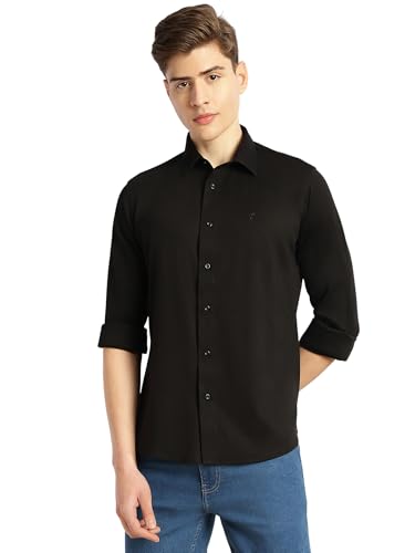 Image of Thomas Scott Men's | Tencel Fabric | Solid | 4 Way Stretchable | Lightweight | Moisture Absorb | Wrinkle Free | Shirt