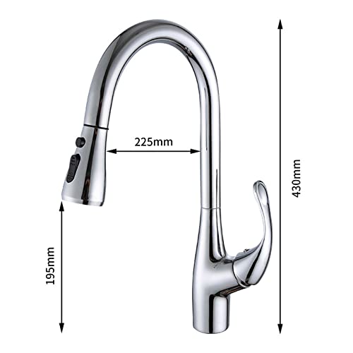 Robinet de cuisine mitigeur noir pour simplifier la préparation des repas - 5