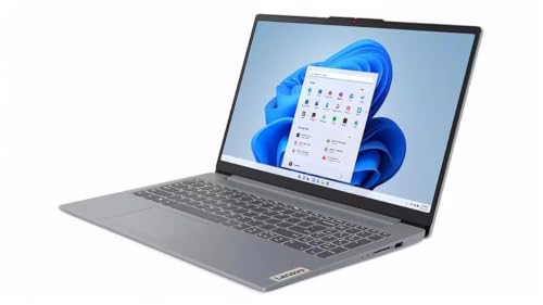 Image of Lenovo IdeaPad Slim 3 Laptop | 15.6 inch FHD | AMD Ryzen 5 7520U | 16GB LPDDR5 RAM | 512GB SSD | Windows 11 | MS Office 2024 | Arctic Grey | 82XQ01HNIN