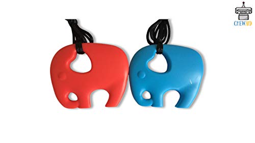 ChewAid Masticar Colgante Collar de formación y el Desarrollo Fidget Juguete Masticar el Collar para la dentición Bebés, Sensorial, Oral Motor, Ansiedad, Autismo, ADHD