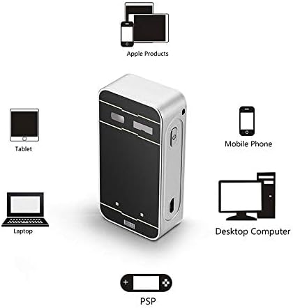 AGS Wireless Laser Projection Bluetooth Virtual Keyboard for Iphone, Ipad, Smartphone and Tablets