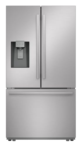 Sharp SJF2955KS 28.9 cu. ft., 3-door French Door Refrigerator, Ice/Water Dispenser, Advanced Cooling Plus System, Chill-Boost & Freezer-Boost, Automatic Dual Ice Maker, Stainless Steel