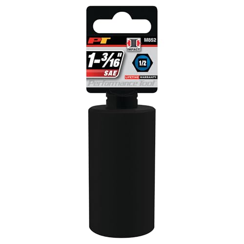Image of Performance Tool M852 1 /2-Inch Drive 6-Point Impact Socket, 1-3 /16