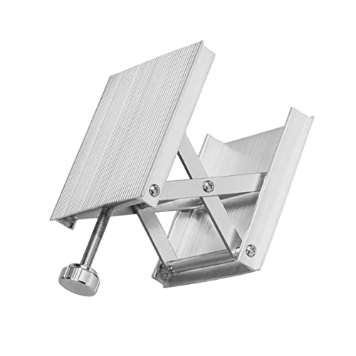 SOLUSTRE 1個 リフト レベリング装置昇降台 レベリング機昇降台 水平器用の調整可能なスタンド レベリング機器部品ブラケット アルミ合金製リフティングラック アルミニウム合金 Silver