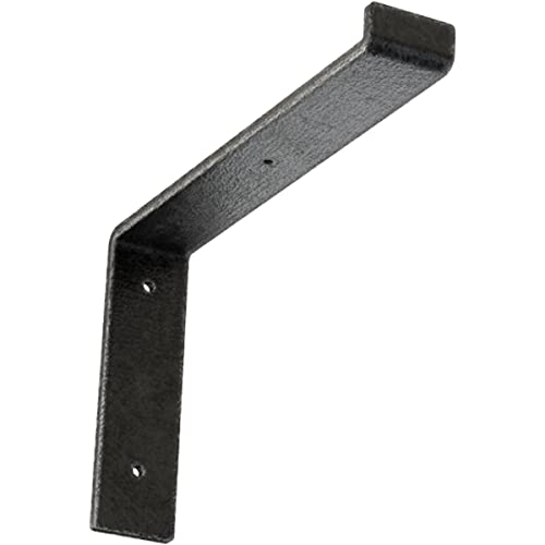 2" W x 12" D x 7 3/4" H Steel Truss Shelf Bracket, Antiqued Pewter