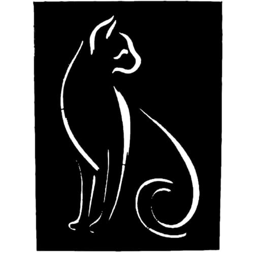 Décoration murale chat noir idée cadeau suspendu pour chambre