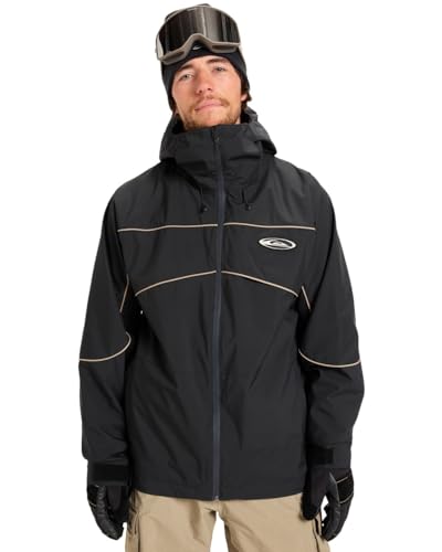 Quiksilver Radicalo 20K veste de snow technique homme L noir manteau de ski étanche