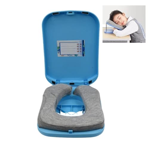 Image of Soft Nap Doughnut Pillow, Foldable Kids Head Desk Pillow, Slow Rebound Desk Nap Pillow Easy to Carry for Office, School, Library, OutdoorSoft Nap Doughnut Pillow, Foldable Kids