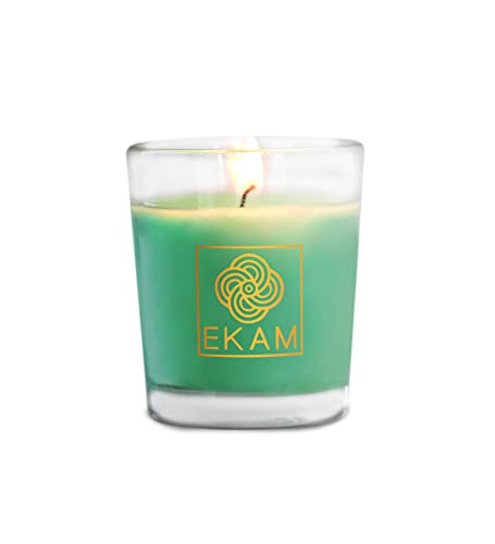 Image of EKAM Cedear & Mint Scented Votive Candle - 40 Grams Each - 10 Hours Burn Time - Ideal for Diwali, Home Decor & Gifting