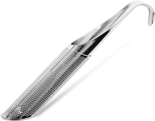 iNeibo Stainless Steel Tea Infuser - 1 pcs Tea Strainers Stick Pipe Tea Steeper Strainer for Loose Tea Leaf, Herbs or Spice, Premium Extra Fine Mesh Tea Maker for Single Cup Brewer, Mugs,Easy use iNeibo Stainless Steel Tea Infuser - 1 pcs Tea Strainers Stick Pipe Tea Steeper Strainer for Loose Tea Leaf, Herbs or Spice, Premium Extra Fine Mesh Tea Maker for Single Cup Brewer, Mugs,Easy use