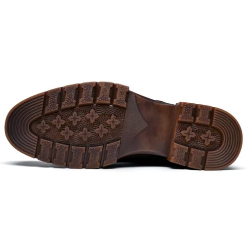 Image of Arkbird Men's Chukka Boots, Leather Ankle Dress Boot Casual Oxfords Lace Up Work Shoes
