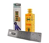 Magic Stud Finder Plus – 3-in-1 Magnetic Stud Finder with Level & Ruler, Extra-Strong Neodymium Magnets, No Electronics, Includes 3 Xtreme Magnets & 6