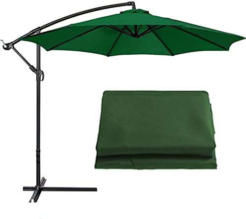 Toldo de repuesto para paraguas de patio tela impermeable marrón 2,7 m de jardín de 8 varillas