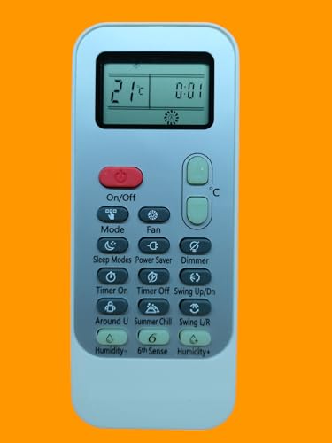 Image of Ac Remote Control Compatible For Whirlpool Ac Remote For Split & Window Ac (Model 15), Multicolour