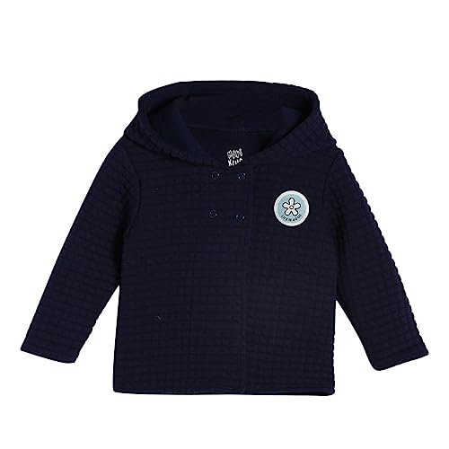 Image of miniklub Infant Girls Hooded Lightweight Quilted Jacket
