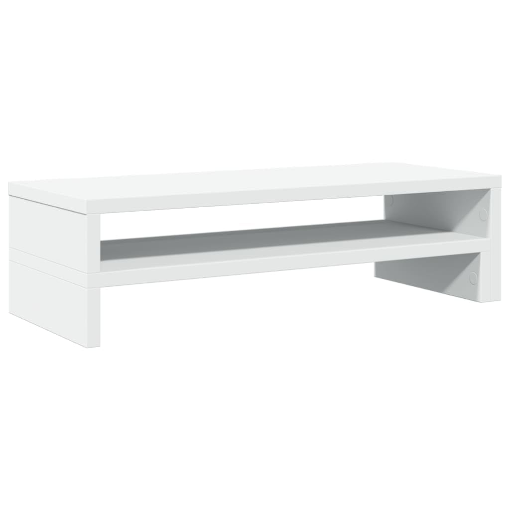 Homgoday Supporto per monitor da scrivania per PC, supporto per computer portatile, 54 x 22 x 15 cm, in legno
