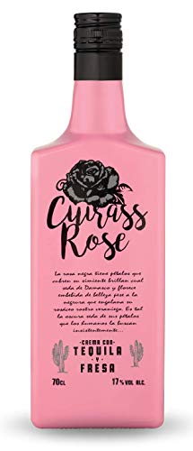 Cuirass Rose - Crema de Tequila con Fresa, 3 x 700 ml