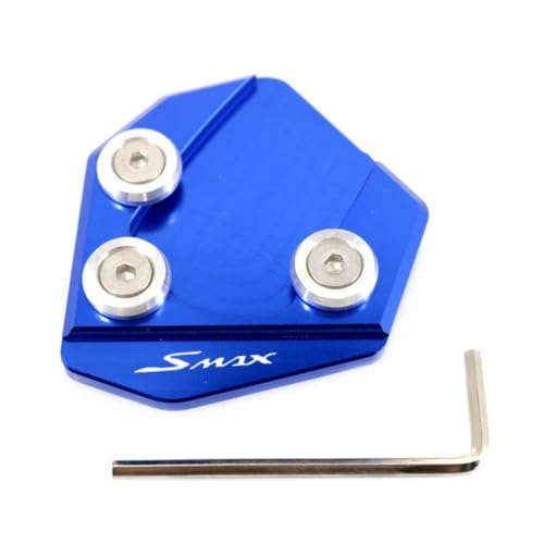 Extension béquille Yamaha SMAX 155 en alu CNC pour un stationnement stable