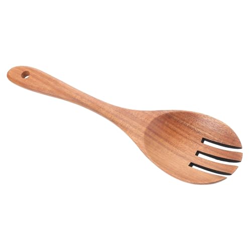 MUCKLILY Salad Fork Acacia Serving Utensil for Salad Fruit and More for Everyday Use Parties Weddings and Formal Occasions