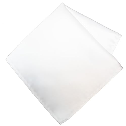 Image of LEONARDI Men's Solid Pocket Square | 30cm x 30cm | Smooth texture | Microfiber | Pack of 1 |