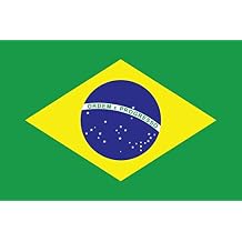 Flag of Brazil Cool Wall Art Print Poster 36x24