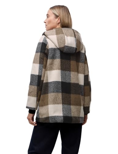 Chaqueta a cuadros Street One para mujer con capucha casual 2
