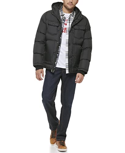 Image of Levi's Men's Performance Hooded Puffer Trucker Jacket (Regular & Big & Tall Sizes)