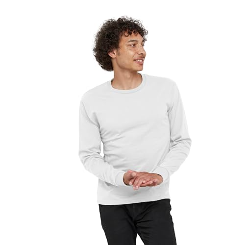 Hanes Men's Essentials Long Sleeve T-shirt Value Pack (4-pack), White, XX-Large by Hanes - Used condition - US$22.98