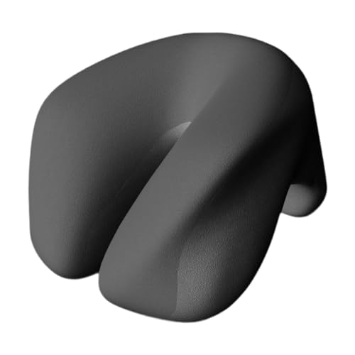 Ronyme Almohada de Almohada de Cuello de Espuma de Memoria, Almohada, Mesa de Masaje ergonómica de Viaje, colchón de la Cara versátil, Gris