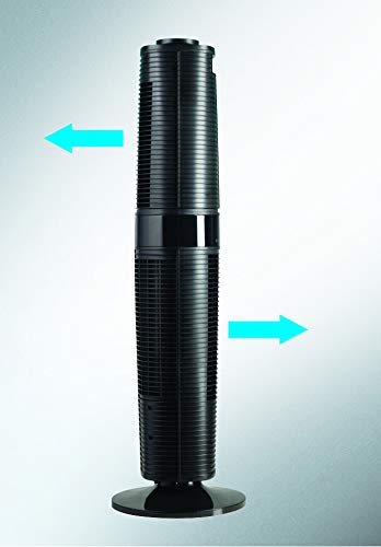 De'Longhi 360° Dual Oscillating Black Tower Fan 360° Dual Oscillating Tower  Fan, DETF122BK, Black : Amazon.com.au