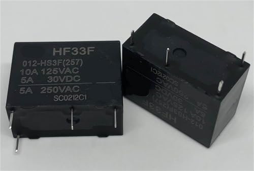 Relais 4 broches HF33F 005-HSL3 5V mini relais de puissance 5A