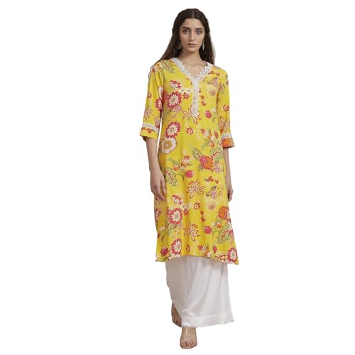 BIBA Women Floral Printed Straight Kurta