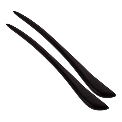 2個 ヘアピン ランタンフェスティバルかんざし 伝統的なかぶと 髪留め オリエンタル レトロヘアフォーク 髪箸 メイト ヘ ック 漢服アクセサリー 日本の髪 黒檀 Black MUSISALY