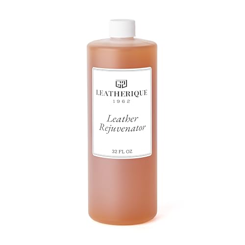 Leatherique Rejuvenator Oil 32 oz | Leather Conditioner Oil & Automotive Leather Restorer | Softens Conditions & Revives Dry Hard & Water-Damaged Leather | Perfect for Cars Furniture Saddle & More