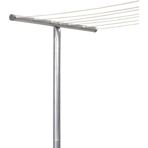 Household Essentials T-2050 Steel Outdoor Clothesline T Post | Single T-Post Cover