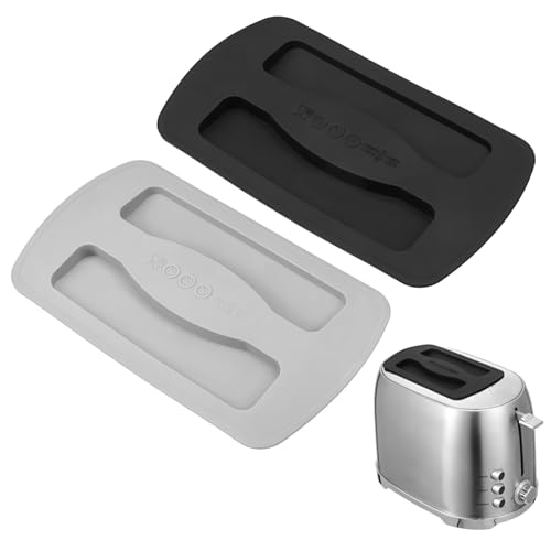 COLLBATH 2Pcs Silicone Toaster Oven Covers Toaster Lids for Enhanced Safety Easy Cleaning Stylish Toaster Protector for Bread Maker