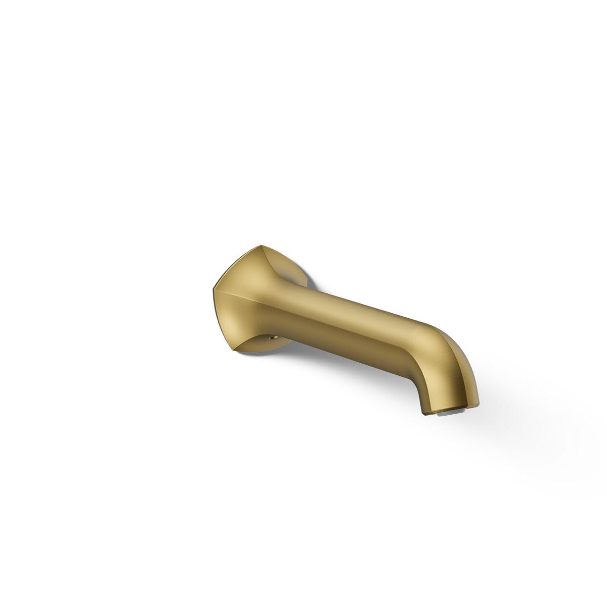 Kohler 27024-2MB Occasion™ Wall-Mount 8" Bath spout with Straight Design, Vibrant Brushed Moderne Brass