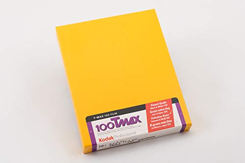 Kodak KOD191060 – White and Black Plate Film (10 x 12 TMX T-Max 100 Prof, 10 Sheets) Multi-Coloured