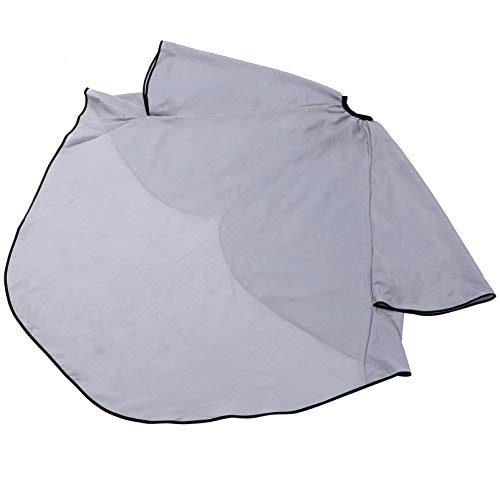 CLISPEED Grembiule Da Barbiere Camice Da Salone Per Taglio e Tintura Mantello Leggero e Scivoloso Chiusura Al Collo Per Parrucchieri e Trucco