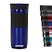 Contigo Mug Isotherme Byron Snapseal, 470ml, Mug de Voyage en Inox Isotherme, Travel Mug, Gobelet Cafe, Tasse à Thé sans BPA avec Couvercle Facile à Nettoyer, Deep Blue, 1 Unité (Lot de 1)