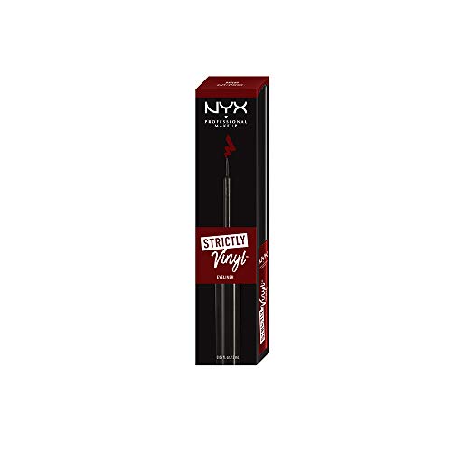 NYX PROFESSIONAL MAKEUP Strictly Vinyl Eyeliner, Liquid Eyeliner, Hazy, 0.068 Ounce (SVEL07)